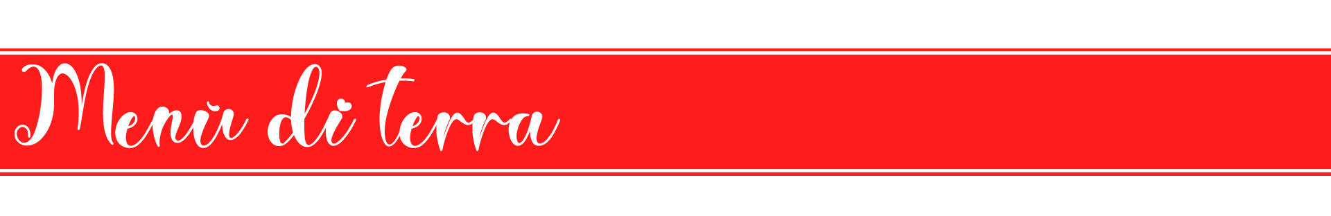 Banner menù di Terra